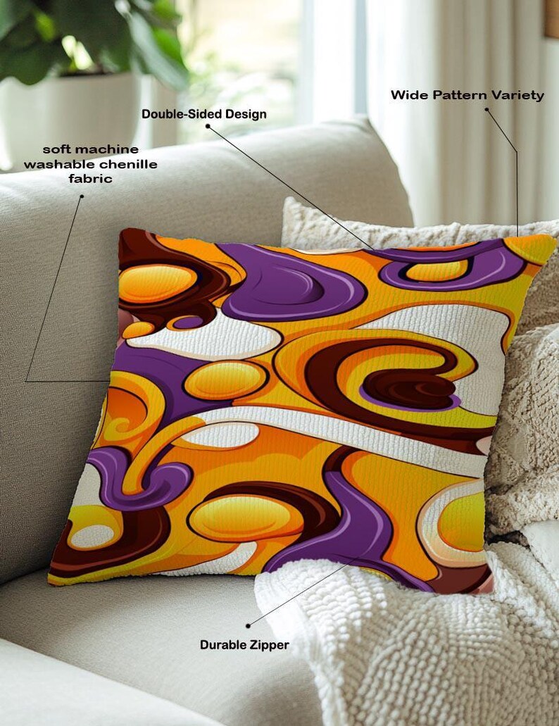 Orange pillow cover, Designer pillow, Teddy pillow cover, Custom size pillow, Engagement gift, Interior pillow, Sofa cushion, RB-185