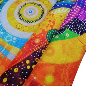 Vibrant runner rug, Abstract rug, Multicolor rug, Kitchen runner rug, Bedside rug, Eclectic rug, Washable rug, Non slip runner rug, RB-495