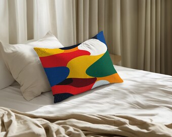 Boho Abstract Pillow Cover, Double-Sided Medium Size (RB-303)