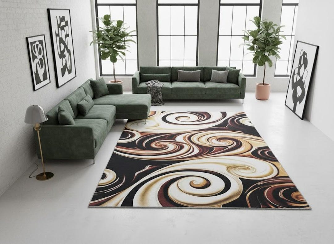 Chocolate Inspired Rug, Brown Rug, Elegant Rug, Hotel Rug, Rug for ...
