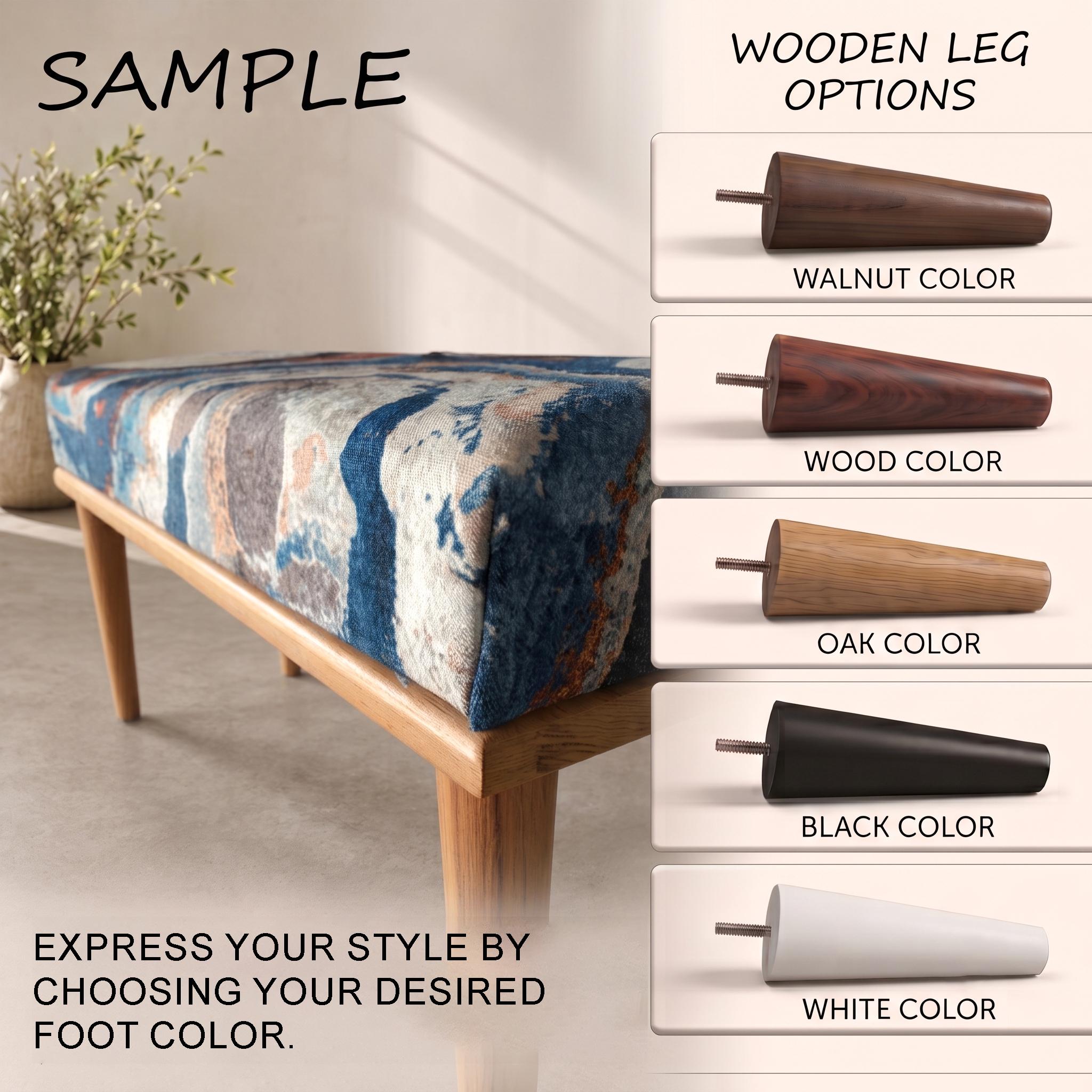 Tiger Print Bench, Gothic Long Seat, Swanky Seating, Ottoman Piano
