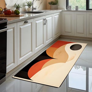 Elegant rug, Washable areas rug, Trendy rug, Artistic decoration rug, Saloon rug, Kitchen runner rug, Rug for home entrance, RB-260