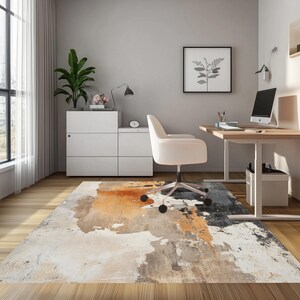 High traffic area rug, Elegant runner rug, Premium art rug, Non slip backside rug, Easy to clean rug, Abstract rug, Housewarming rug, RB-764