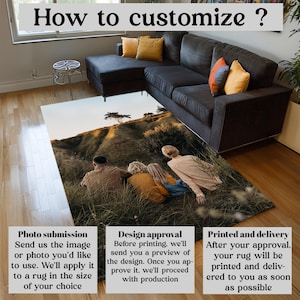 Custom made rug,  Create your own customized rug, Luxury custom rug, Easy to care rug, Non slip backing rug, Handmade personalized rug