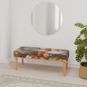 Zebra Design Bank, Badezimmer Bank, osmanische Duschkabine, Akzentstück, Lounge Bank, Bank mit Kissen, Cooler Tisch, RB Bank 1170