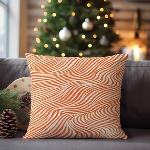 Minimalist design pillow, Sustainable pillow, Durable zipper, Pillow for bench, Mudroom decor, Both side pattern, Sofa pillow cover, RB-212