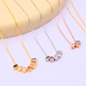 Family Birthstone Necklace - Birthstone Necklace - Birth Stone Necklace - Mothers Necklace - Christmas Gift
