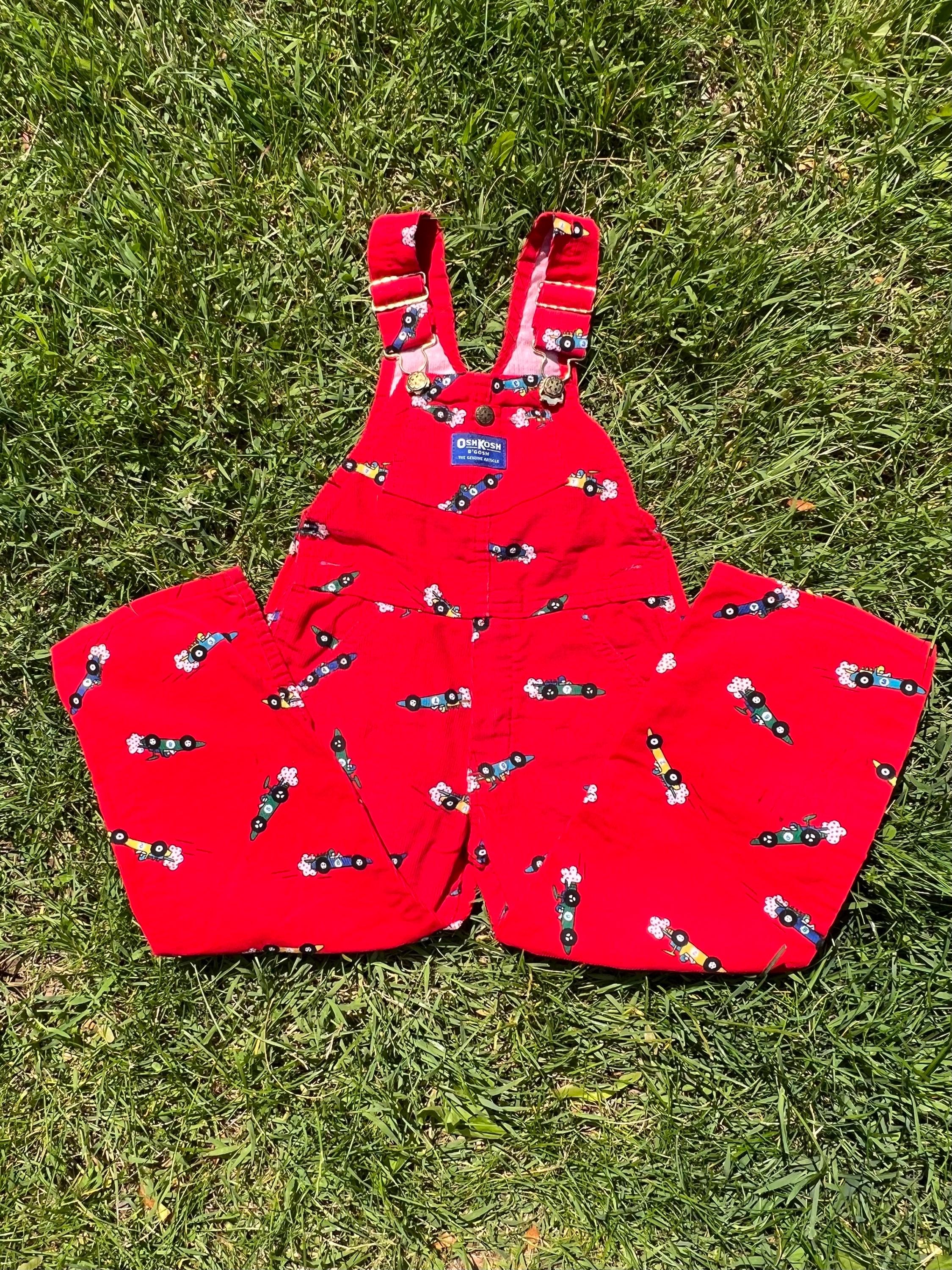 Osh Kosh Overalls Red - Etsy