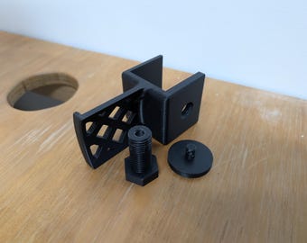 Soporte para auriculares con montaje lateral: soporte para auriculares con abrazadera de tornillo para escritorio