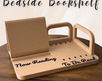Book Holder Shelf Reading Decor Book Nook Stand Accessory Bookstander Reader Gift Book Display Shelf Titled