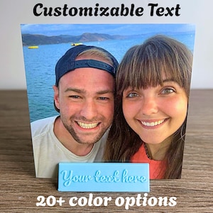 Suporte para fotos pessoais, suporte para fotos de casamento, suporte personalizado para fotos Polaroid, suporte para fotos colorido, mesa Polaroidful