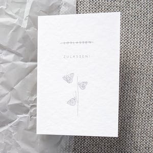 Loslassen - Zulassen! - Postkarte Sternenkind - A6 Faltkarte