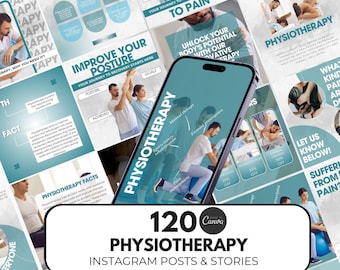 Modelos de Instagram para Fisioterapia, Publicações em Mídias Sociais para Fisioterapeutas, Publicações para Quiropráticos no Instagram, Quiropraxia, Fisioterapia