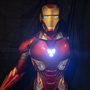Iron Man Suit 3d Printed: Custom Made Wearable All Marks Options Available Movie Accurate