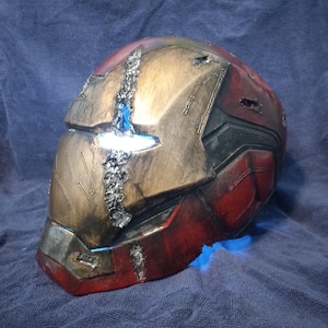 Iron Man Mark 85 Battle Damaged Helmet: Wearable 3d Print, Cosplay Prop