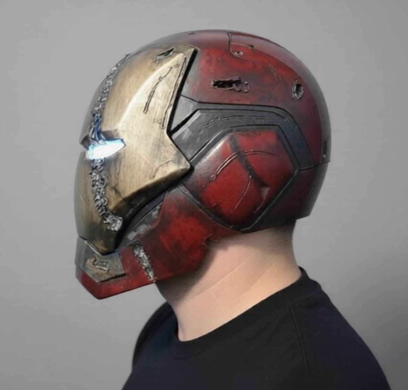 Iron Man Mark 85 Battle Damaged Wearable Helmet Cosplay (3D Printed) - Etsy