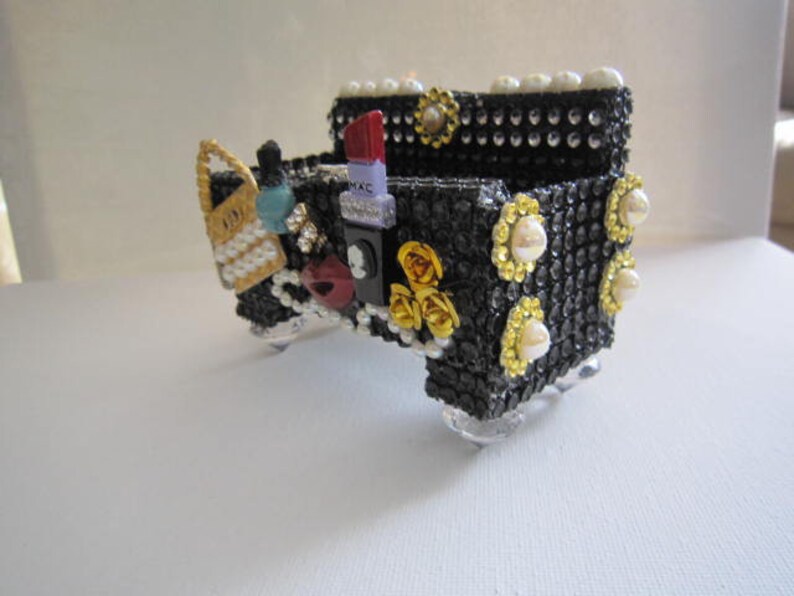 Girly Business Card Holder Bling Card Holder Desk Card Etsy