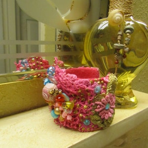 Boho Mosaic Cuff - Colour may differ
