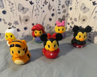 Disney Themed Rubber Ducks for Jeep-Mickey, Minnie, Ariel, Olaf, Tigger, Daisy Duck, Donald Duck, Winnie the Pooh, Marie the Cat