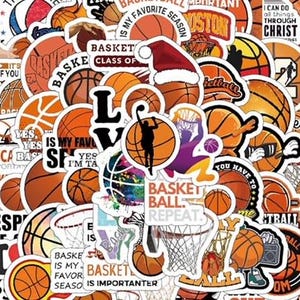 Autocollants de basket-ball amusants