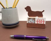 Boykin Spaniel Business Card Holder, Desk Accessory Spaniel gift for dog lover Boykin items dog gifts Boykin Spaniel Cell Phone Holder