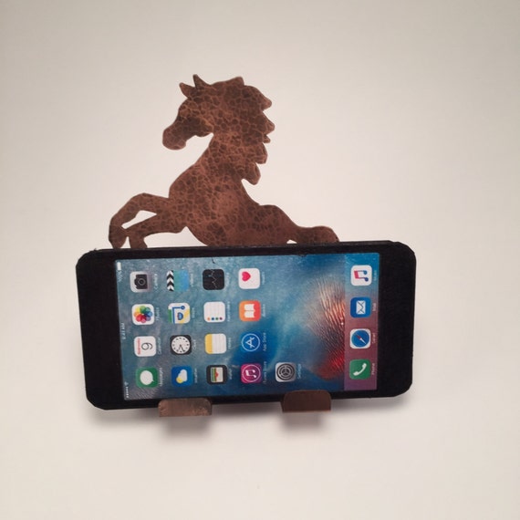 Horse Lover Gift Holiday Gift for Horse Lover Holiday Gift for Him Cell Phone Holder Cell Phone Stand Horseshoe Gift