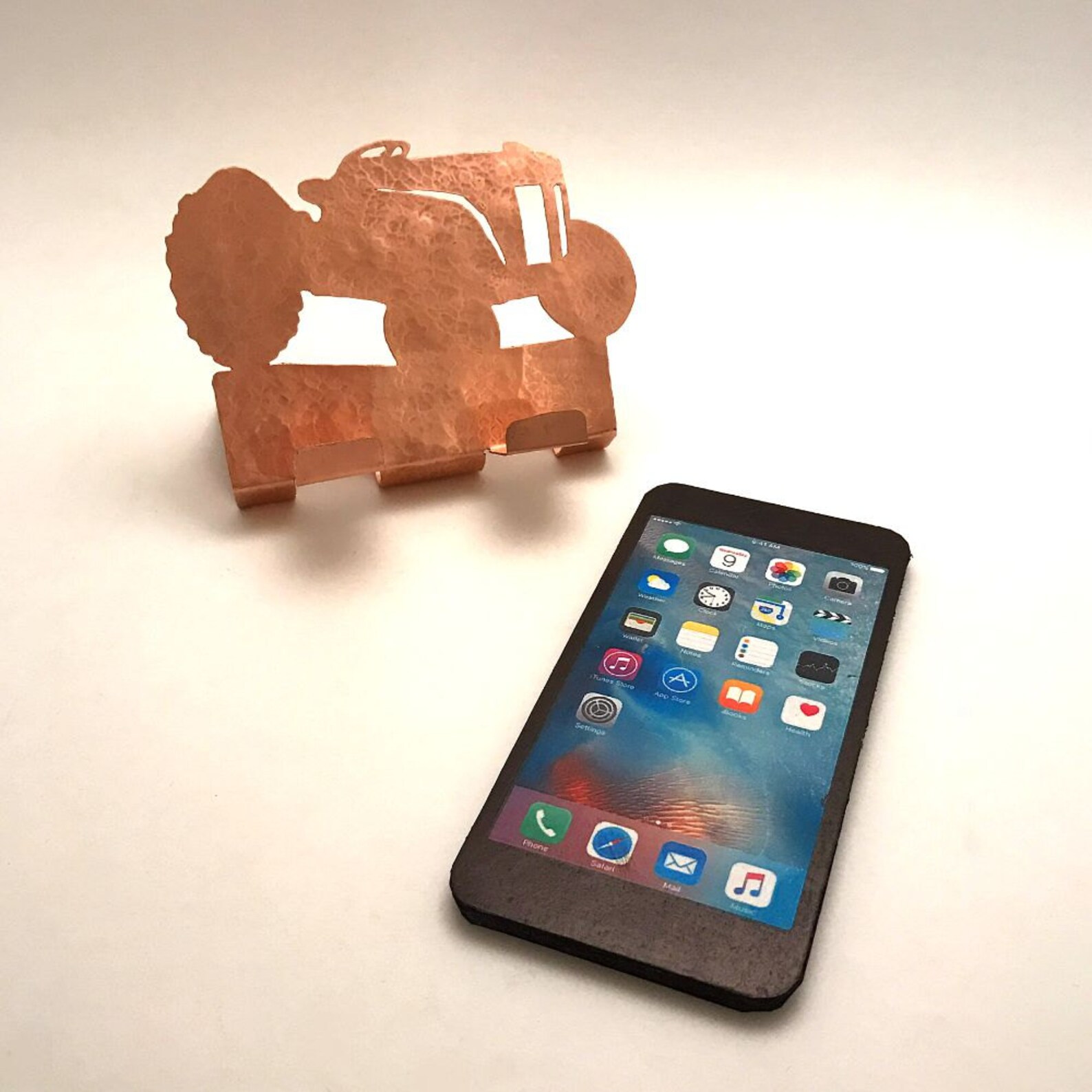 Ford 8N Tractor Cell Phone Holder Copper Tractor Desk Etsy UK