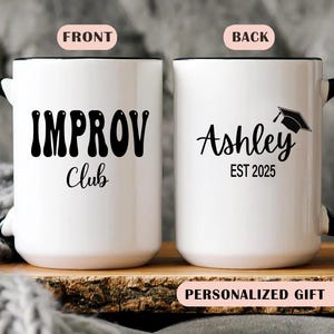 Personalized Improv Comedy Mug: Gift for Actors & Theater Lovers