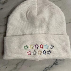 Eras Embroidered Beanie | Eras Star Knit Hat