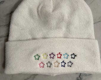 Gorro bordado Eras | Gorro de tricô Eras com estrela