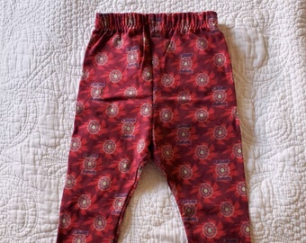 Captain Marvel baby leggings (sizes newborn to 24 months)