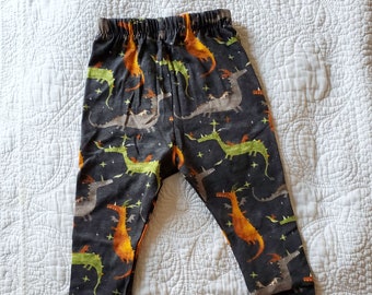 Dragon baby leggings (sizes newborn to 24 months)