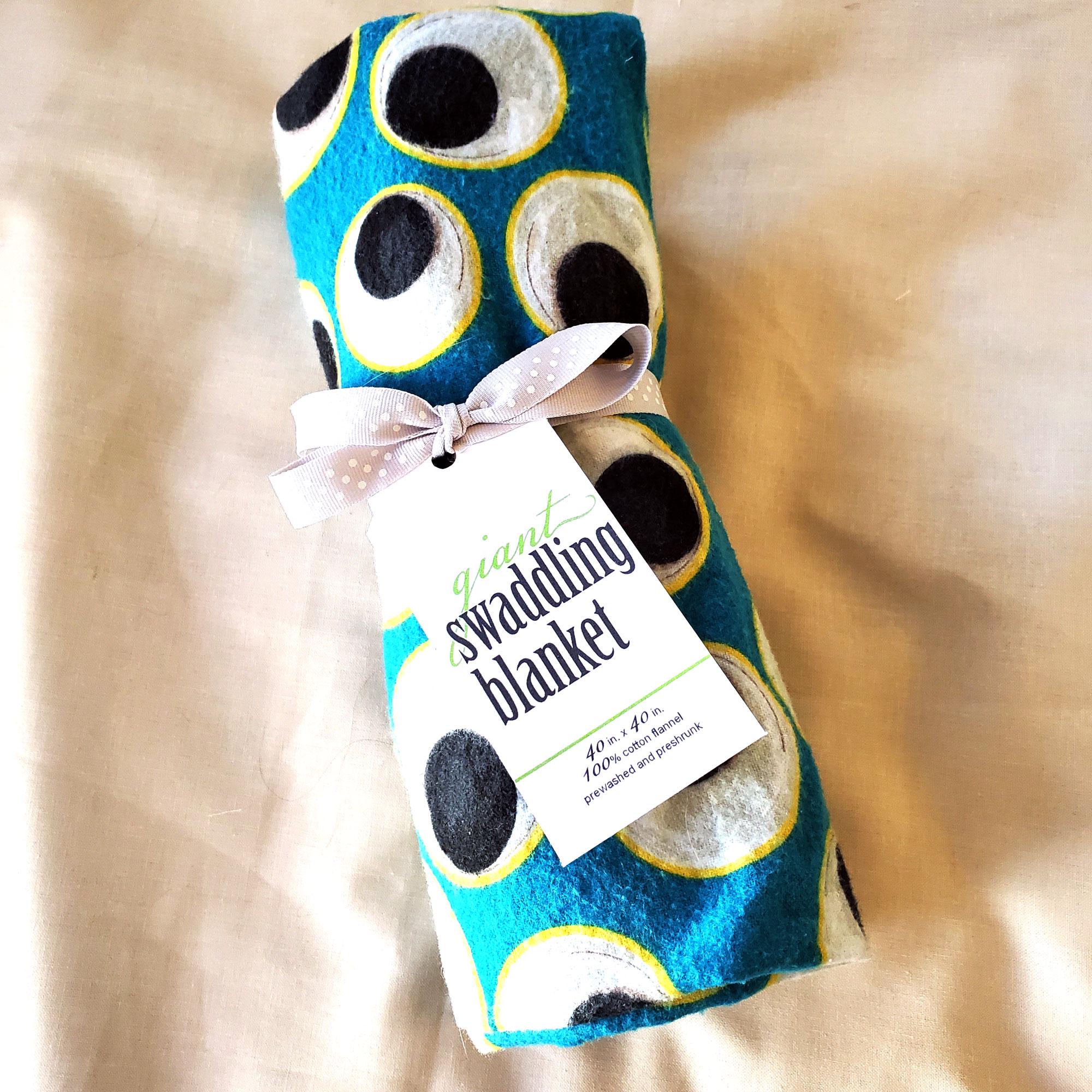 Googly Eyes Giant Swaddling Blanket