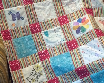 Custom Interactive Baby Shower Quilt