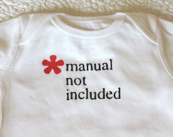 Manuale non incluso Body bebè (taglie da neonato a 24 mesi)