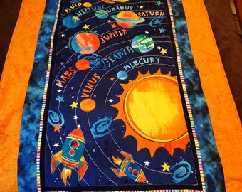 Solar System Baby Quilt