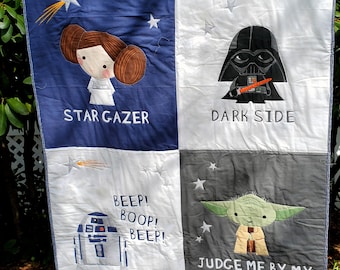 Star Wars Characters Baby Quilt