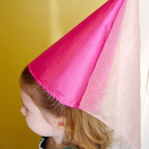 Satin and Sheer Princess Hat