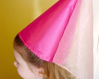 Satin and Sheer Princess Hat