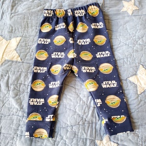 Legging bleu marine pour bébé The Child Star Wars (taille du nouveau-né à 24 mois)