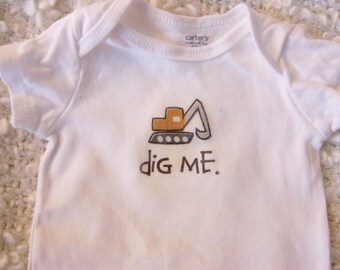 Dig Me Baby Bodysuit (sizes newborn to 24 months)