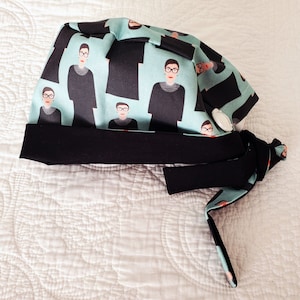 RBG tie-back scrub cap