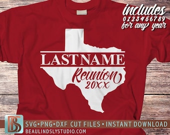 Texas Family Reunion SVG Cutting File, Texas SVG, Family Reunion T Shirt Design SVG, Cricut svg File Format, svg file for Silhouette Pattern