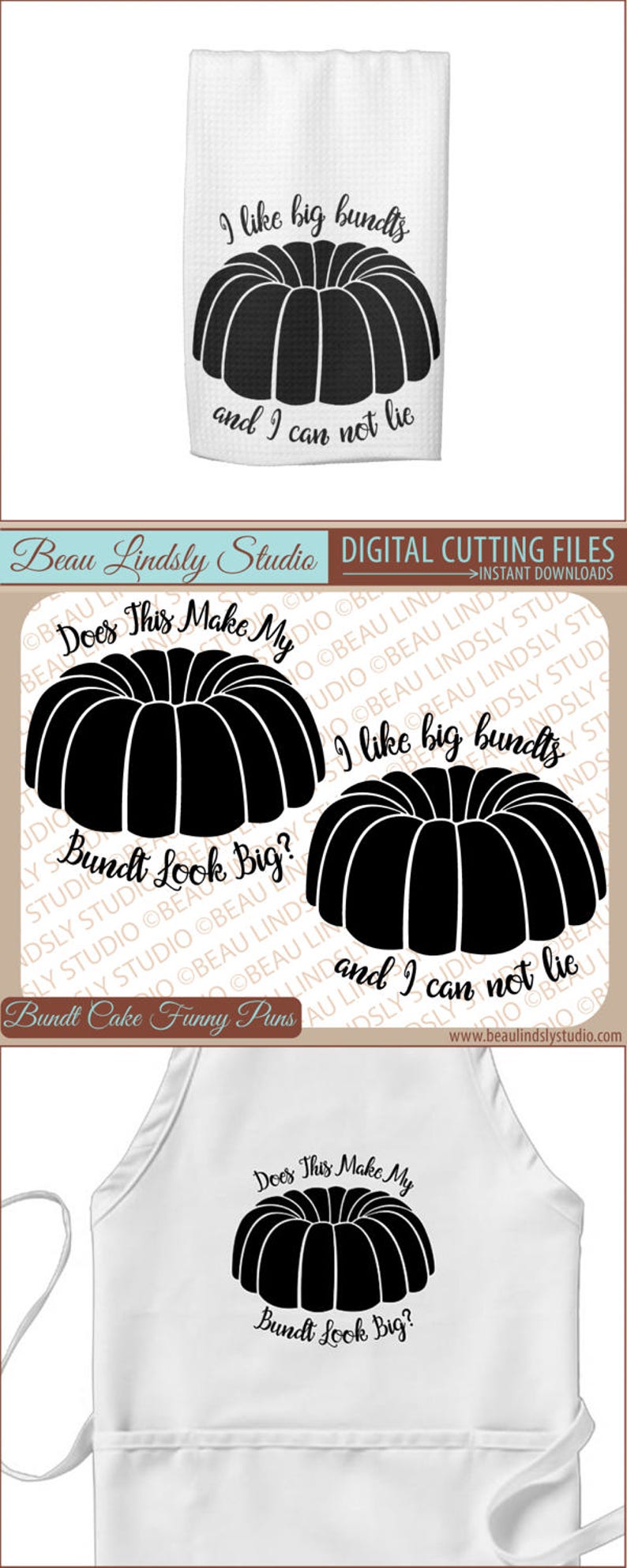 Bundt Cake Pun SVG, I Like Big Bundts And I Can Not Lie SVG, svg File For Silhouette Pattern, svg File For Cricut Projects, svg Format File image 4