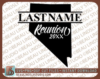Nevada Family Reunion SVG, Nevada SVG Cutting File, Family Reunion T Shirt SVG, Cricut svg File Format, svg file for Silhouette