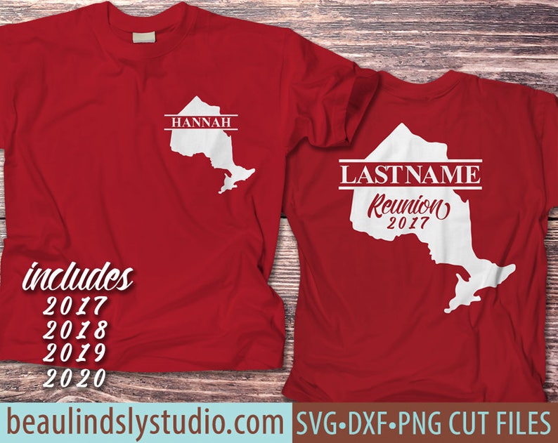 Download Custom Ontario Family Reunion SVG Cutting File Ontario SVG ...