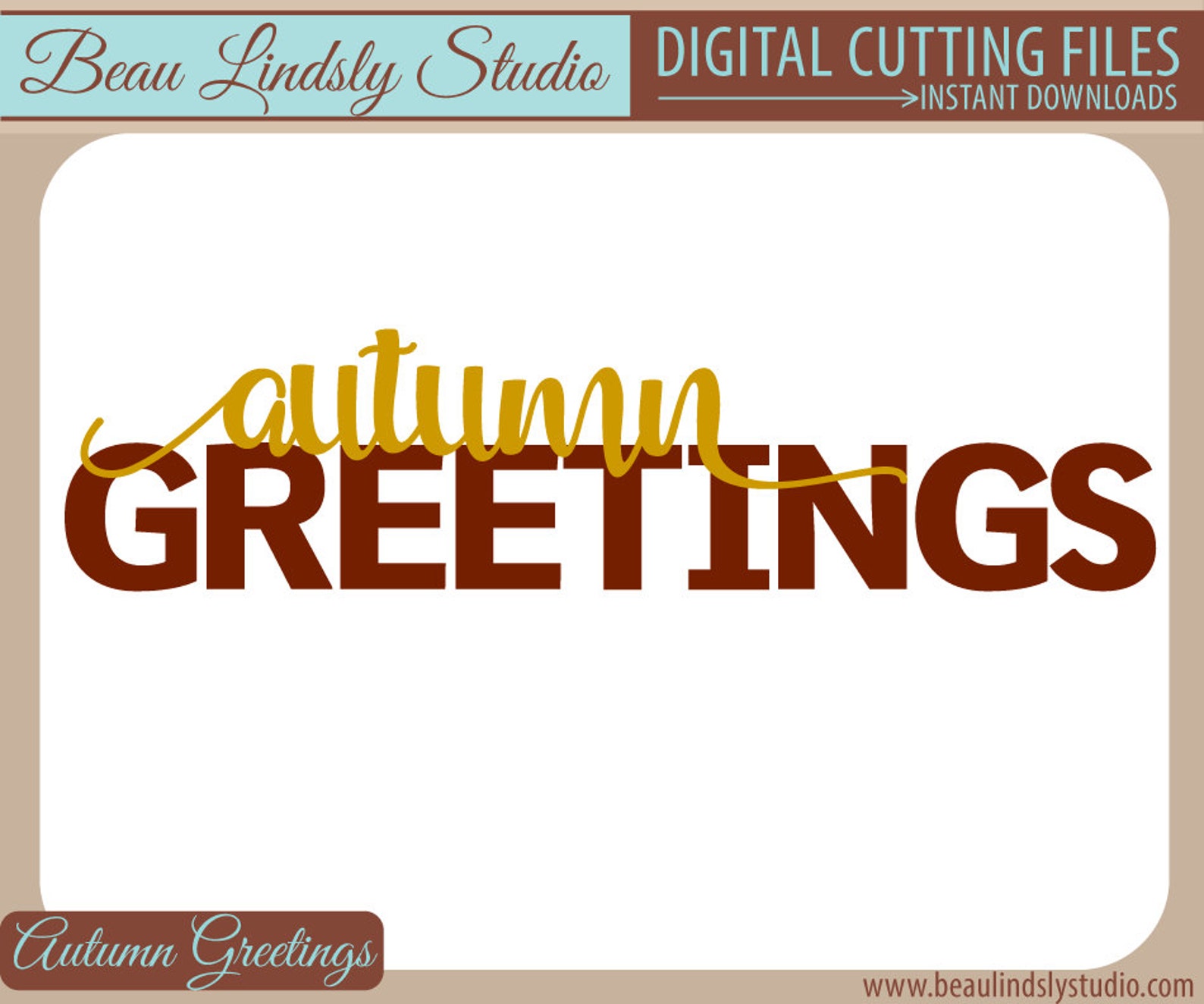 Autumn Greetings SVG Autumn Saying SVG Fall SVG Autumn | Etsy