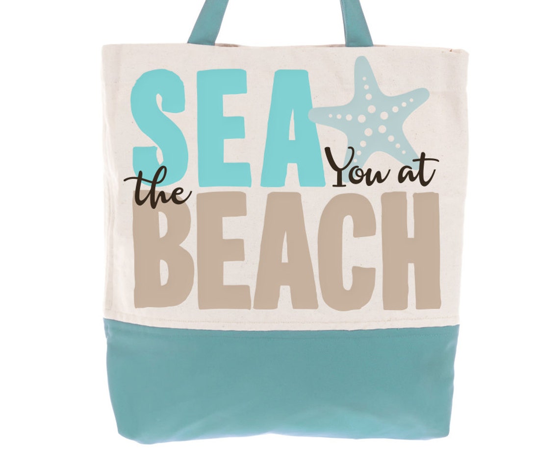 Summer SVG Cutting File: Sea You at the Beach Starfish Clip - Etsy