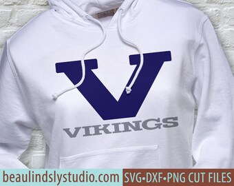 Vikings Team SVG, Vikings SVG, Team Sport svg, Football Mom svg, Back To School svg File For Silhouette, svg File For Cricut Project