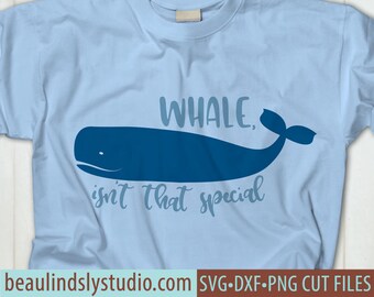 Whale Pun SVG, Whale SVG Cutting File, Whale Clip Art, Punny Joke, SVG File For Silhouette Patterns, svg For Cricut Project, svg Format File